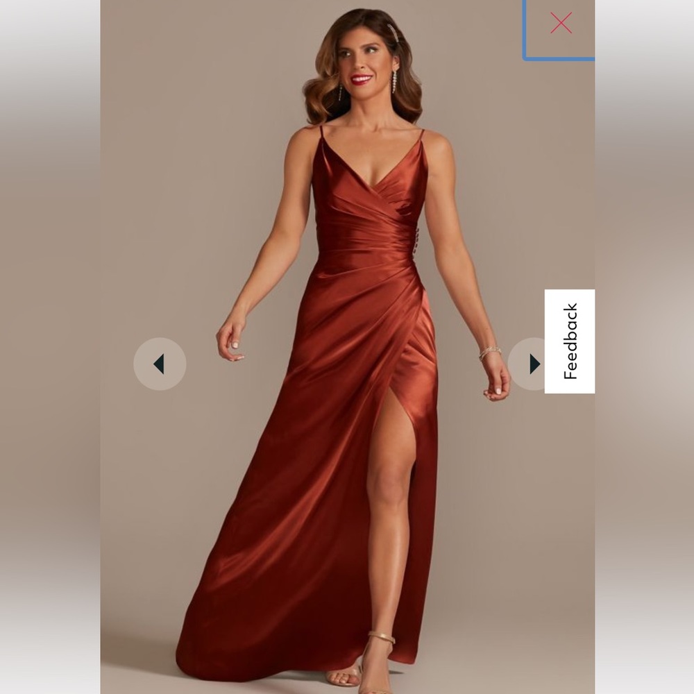 David’s Bridal Bridesmaid Dress in Cinnamon